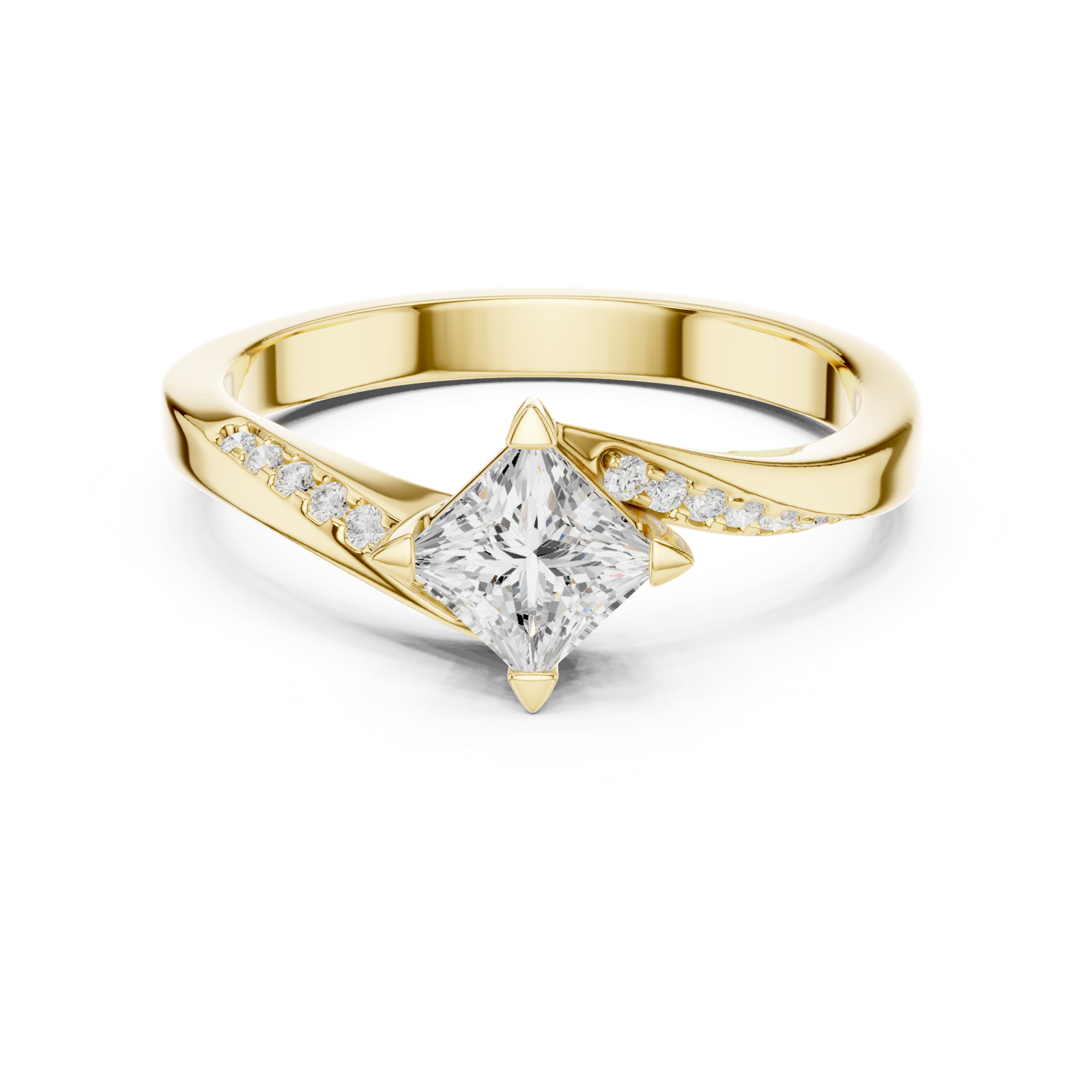 Gold Ring DDLR-498, Yellow Gold