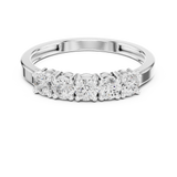 Gold Ring JLR-18, White Gold, view 4