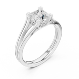 Gold Ring DDLR-571, White Gold, view 2