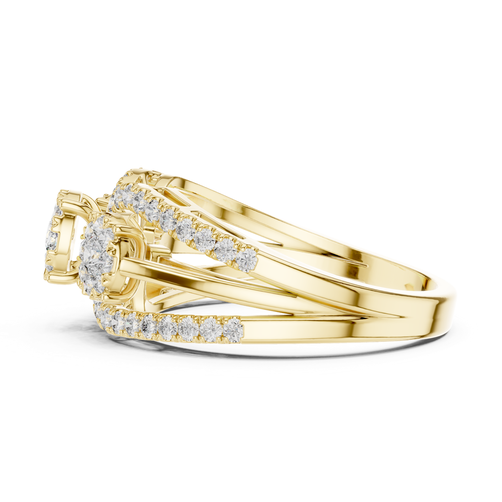 Gold Ring 19-120016L, Yellow Gold, view 3