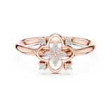 Gold Ring 1 (343), Rose Gold, view 4
