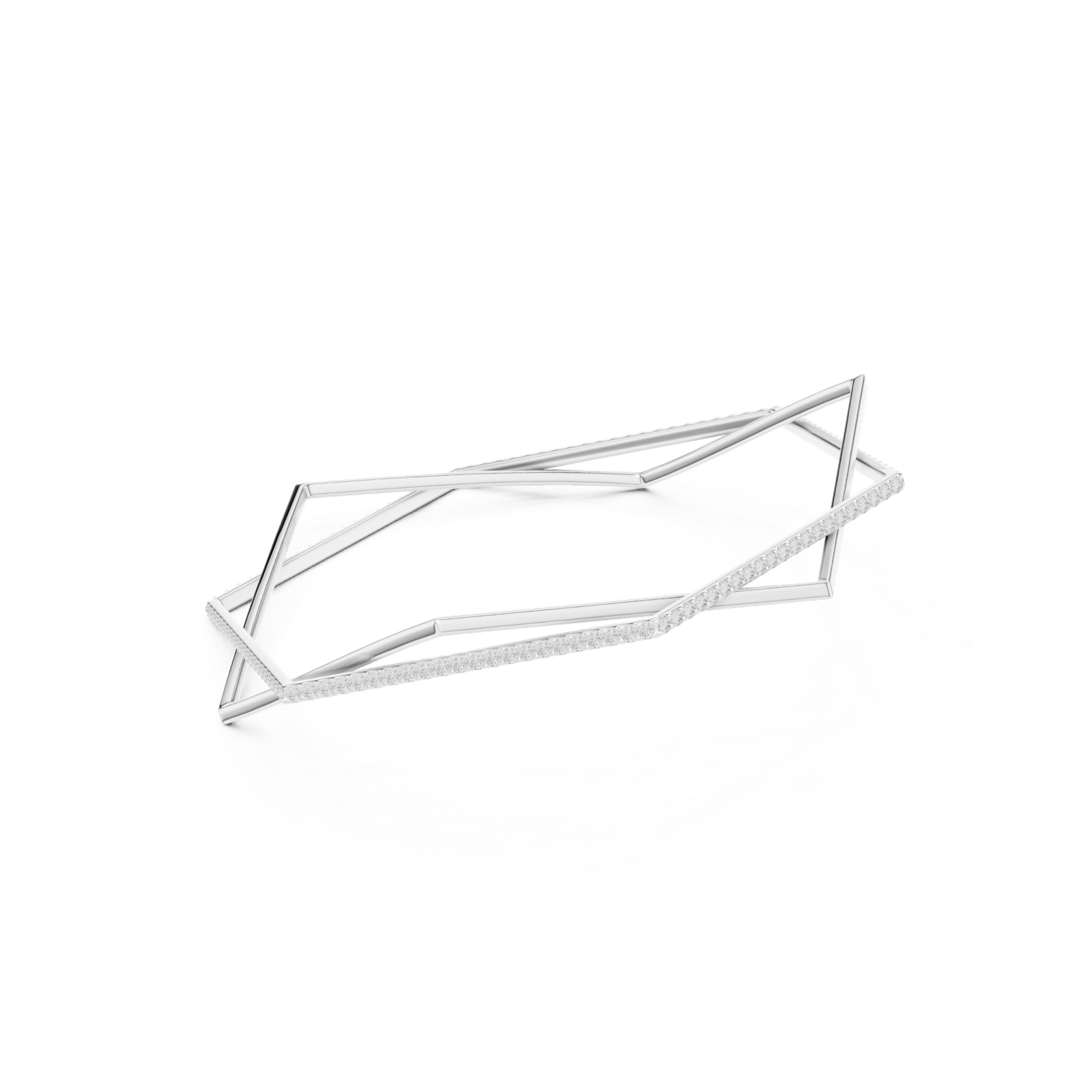 Gold Bracelet SBWB (41), White Gold, view 1