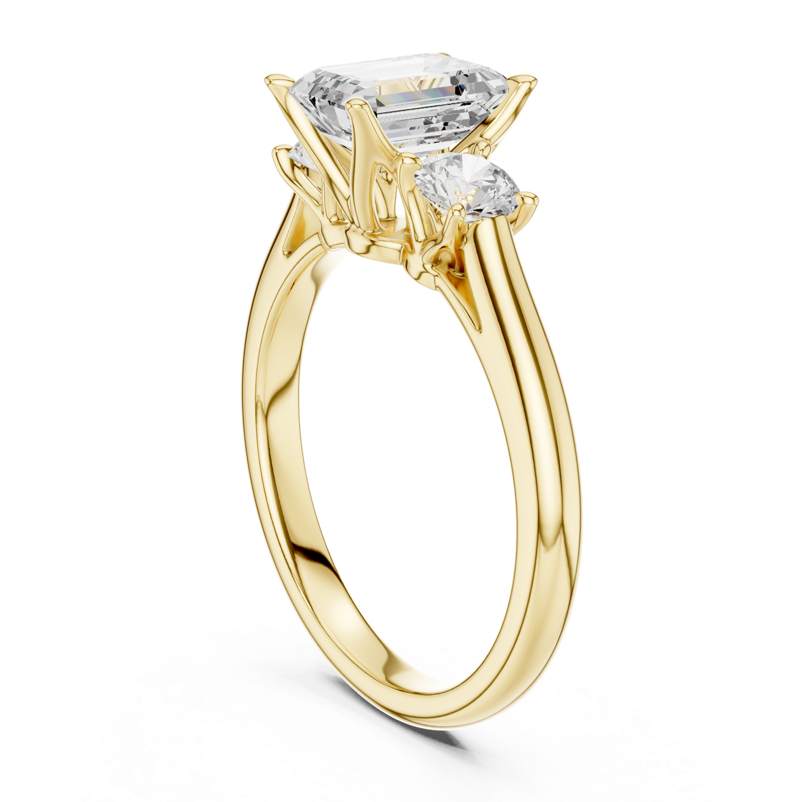 Gold Ring DDLR-894, Yellow Gold, view 1