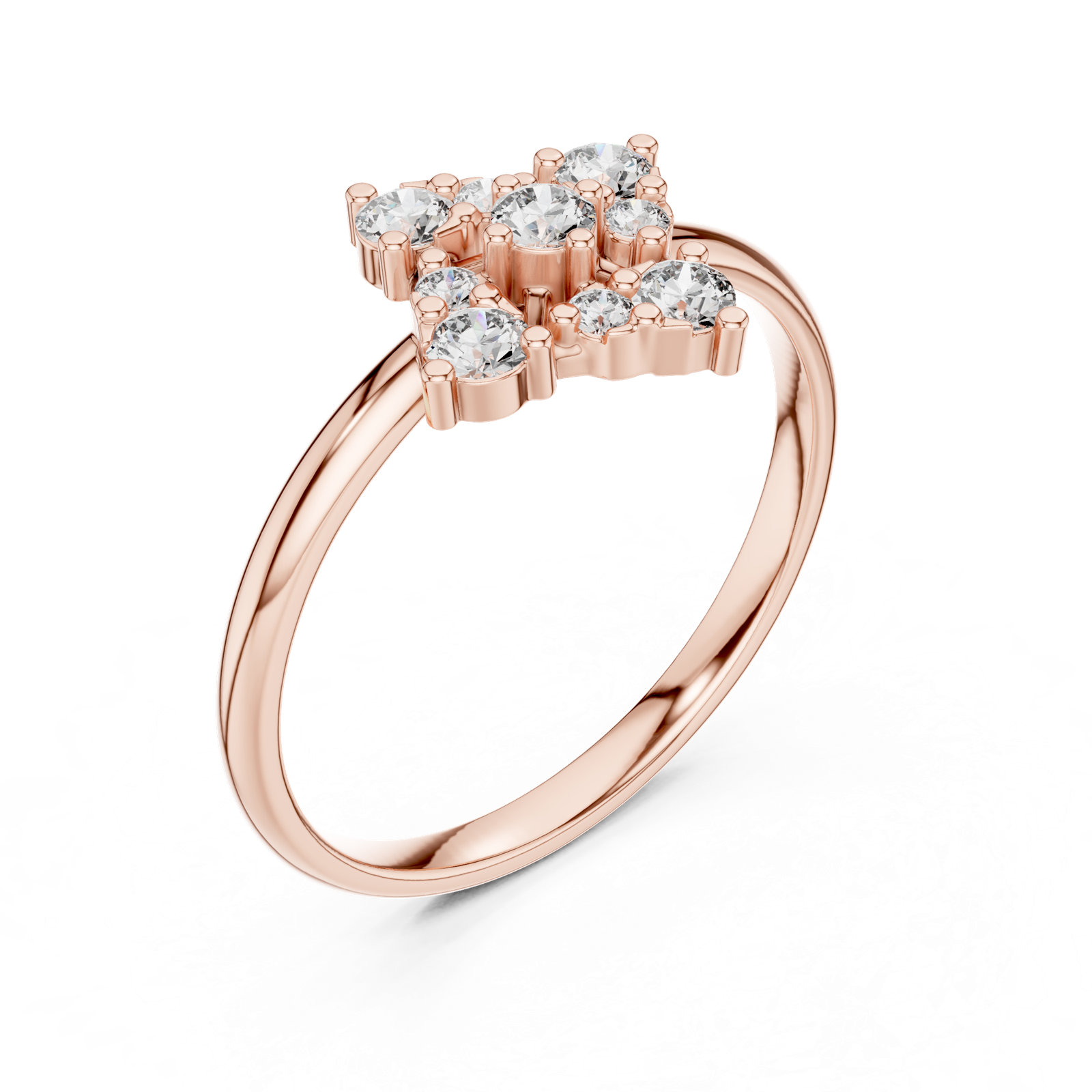 Gold Ring Ledis Ring, Rose Gold