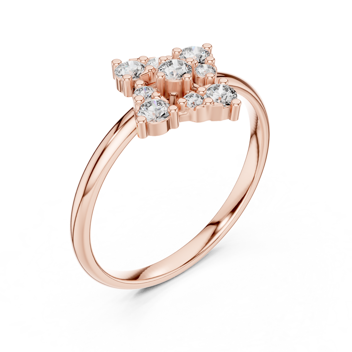 Gold Ring Ledis Ring, Rose Gold