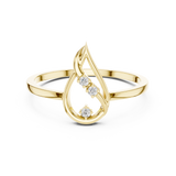 Gold Ring DR-6244, Yellow Gold