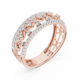 Gold Ring 12-10069@L, Rose Gold, view 2