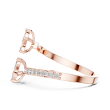 Gold Ring AGDLR-257, Rose Gold, view 3