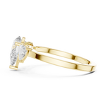 Gold Ring DDLR-1093, Yellow Gold, view 3