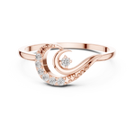 Gold Ring DR-6159, Rose Gold
