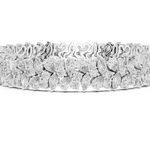 14K Solid Gold Lab Diamond Bracelet, White Gold, view 3