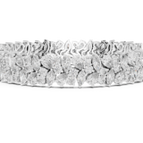 14K Solid Gold Lab Diamond Bracelet, White Gold, view 3