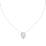 Gold Pendant GPD-0027, White Gold, view 4