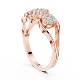 Gold Ring 19-120015L, Rose Gold, view 1