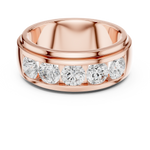 Gold Ring DDLR-425, Rose Gold, view 4