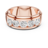 Gold Ring DDLR-425, Rose Gold, view 4