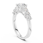 Gold Ring DDLR-681, White Gold, view 1