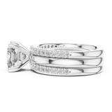 Gold Ring L03-1053, White Gold, view 3