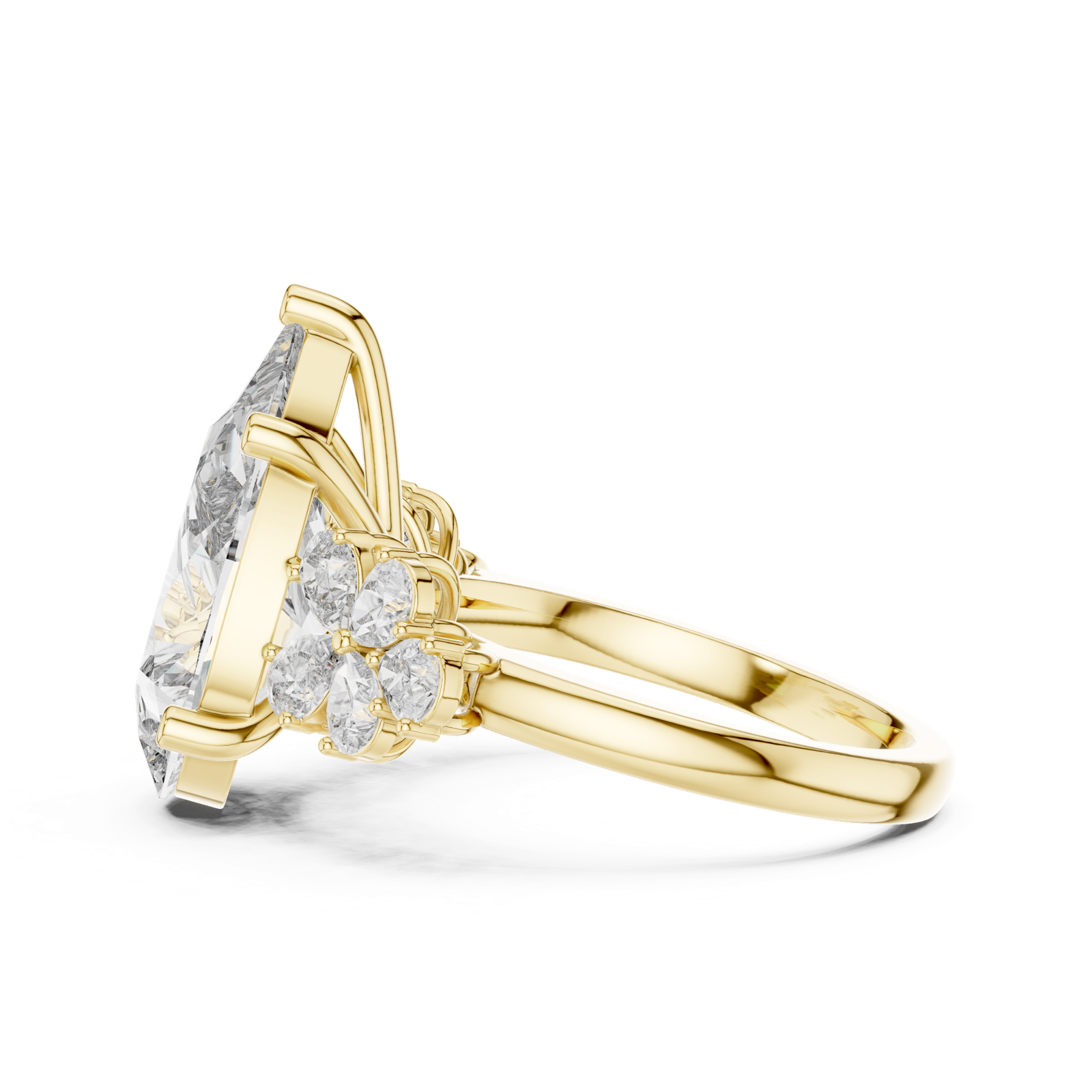 Gold Pendant 9-10024L_37, Yellow Gold, view 3