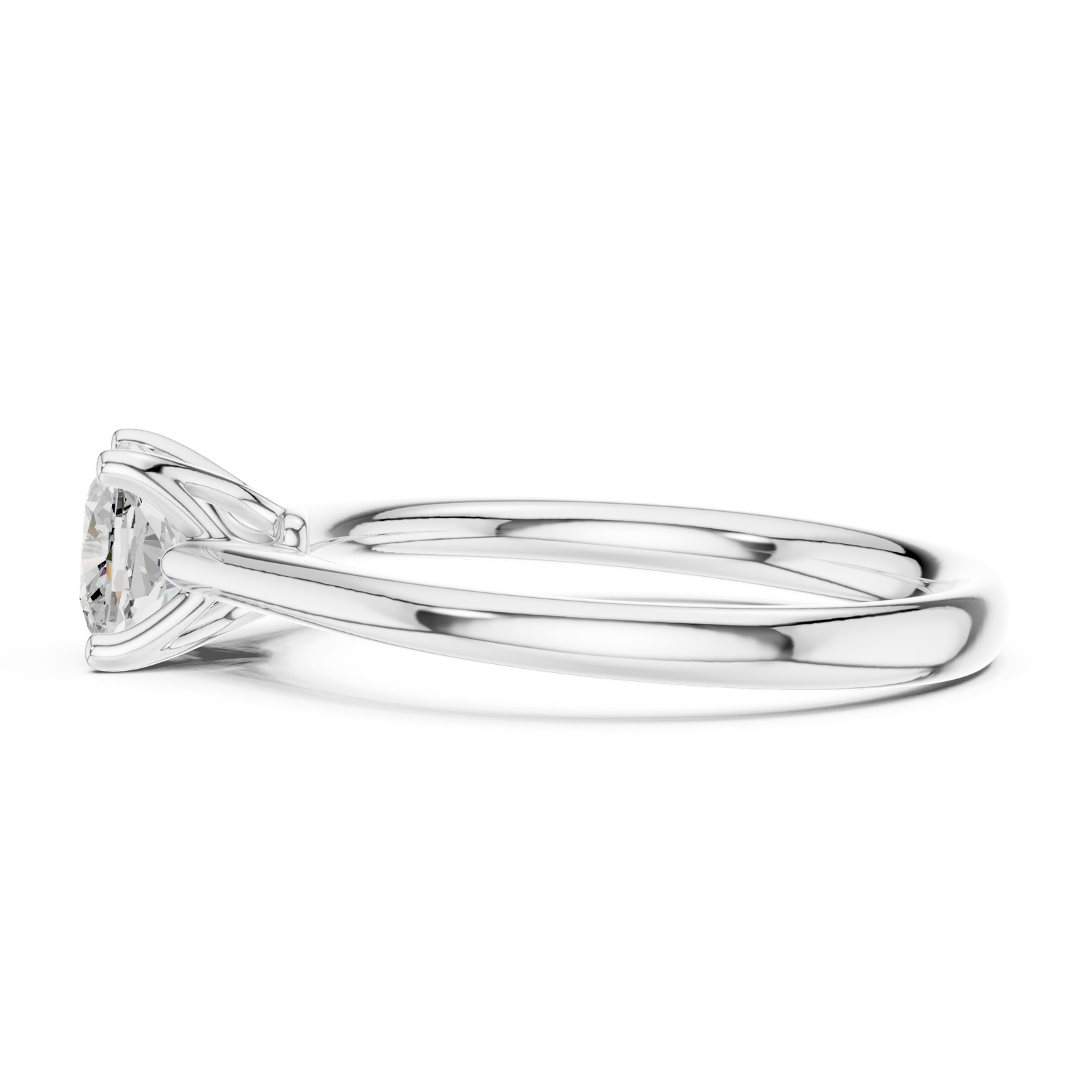 Gold Ring DDLR-797, White Gold, view 3