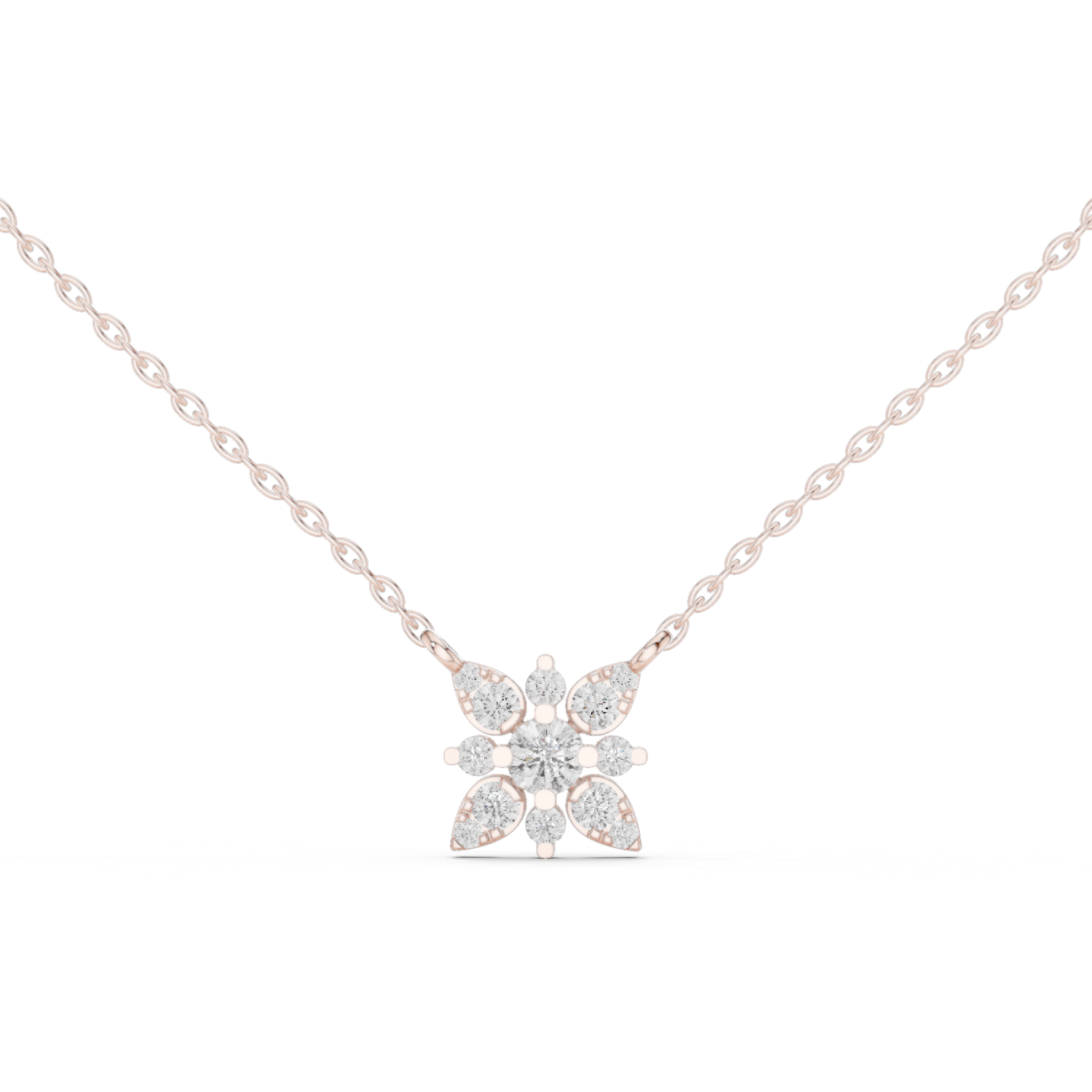 Gold Pendant GPD-0015, Rose Gold