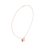 Gold Jewelry DDPO-007, Princess center stone, Rose Gold, view 1