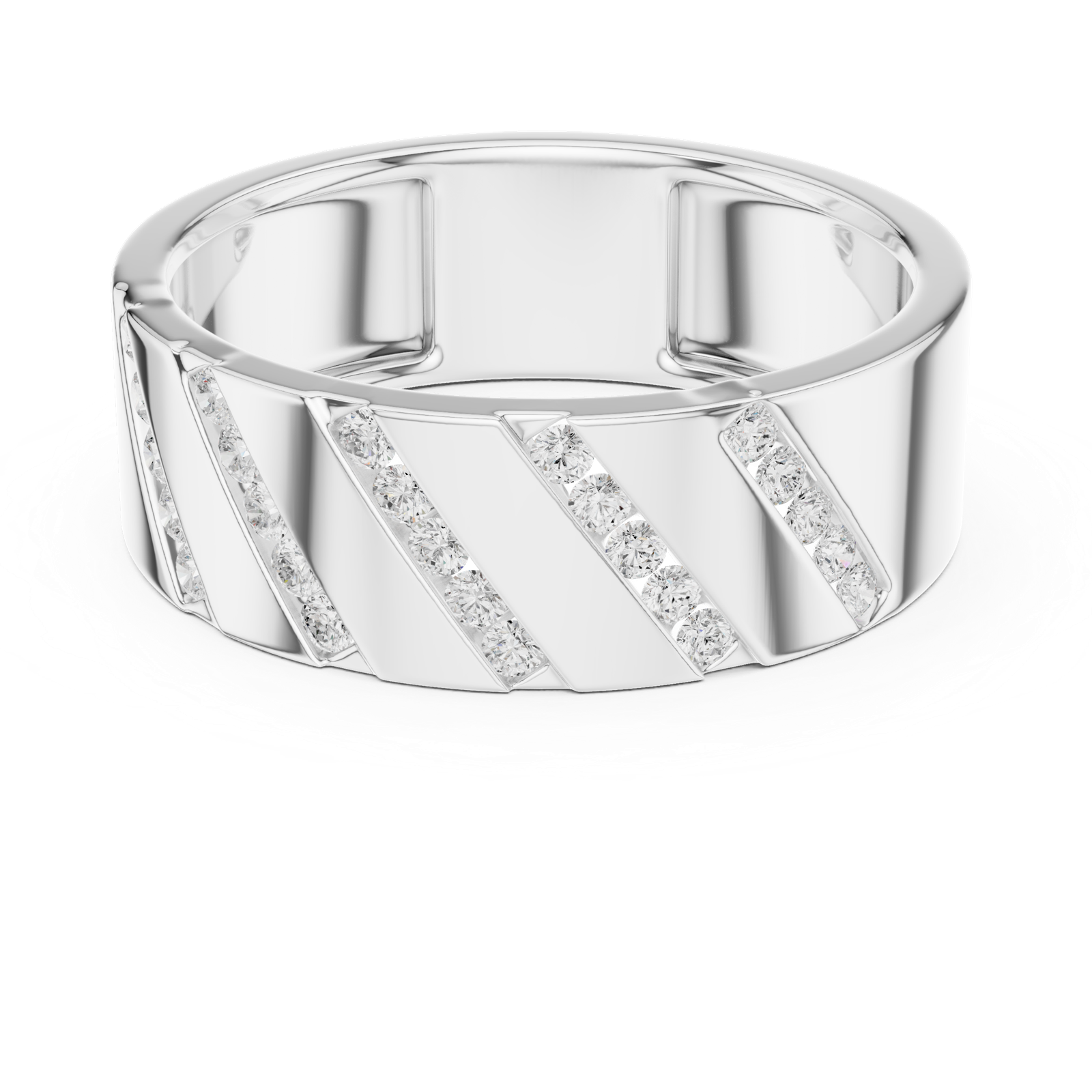 Gold Ring SBMR(35), White Gold
