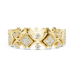Gold Ring R38, Yellow Gold, view 3