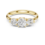 Gold Ring DDLR-667, Yellow Gold, view 4