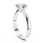Gold Jewelry L36-8, Cushion center stone, White Gold, view 1