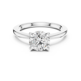 Gold Ring DDLR-032, White Gold, view 4