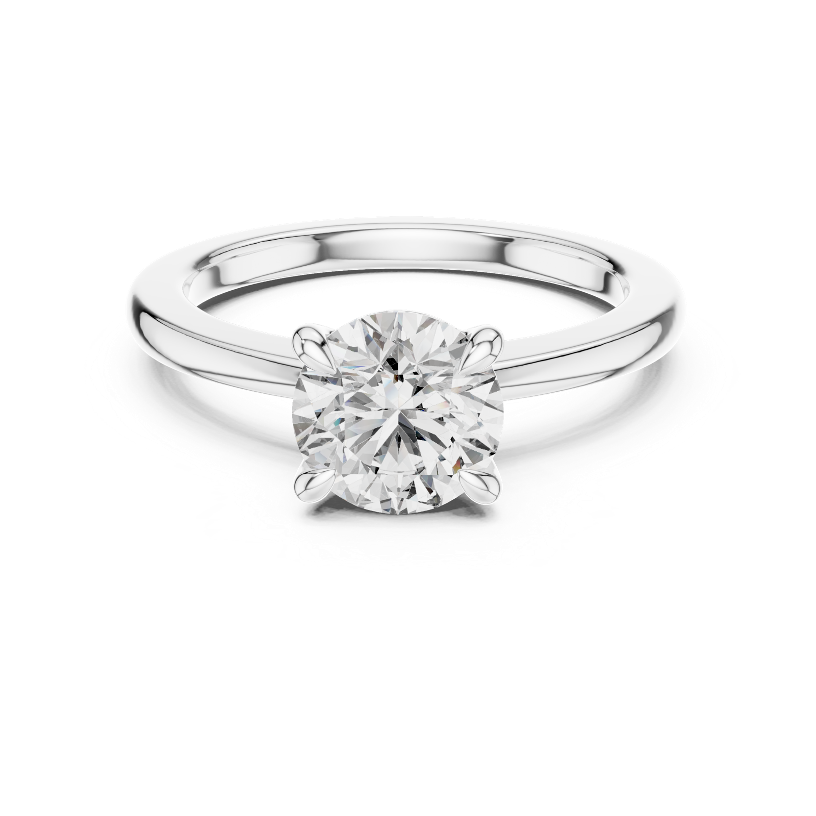 Gold Ring DDLR-032, White Gold, view 4