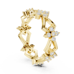 Gold Ring R32, Yellow Gold, view 1