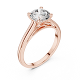 Gold Ring DDLR-159, Rose Gold, view 2