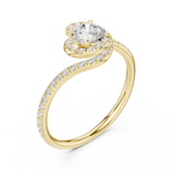 Gold Ring LR-0338, Yellow Gold, view 2