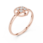 Gold Ring Ledis Ring, Rose Gold, view 2