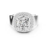 Gold Ring DDLR-362, White Gold, view 4