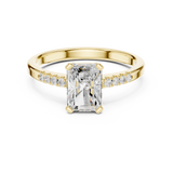 Gold Ring DDLR-479, Yellow Gold, view 4