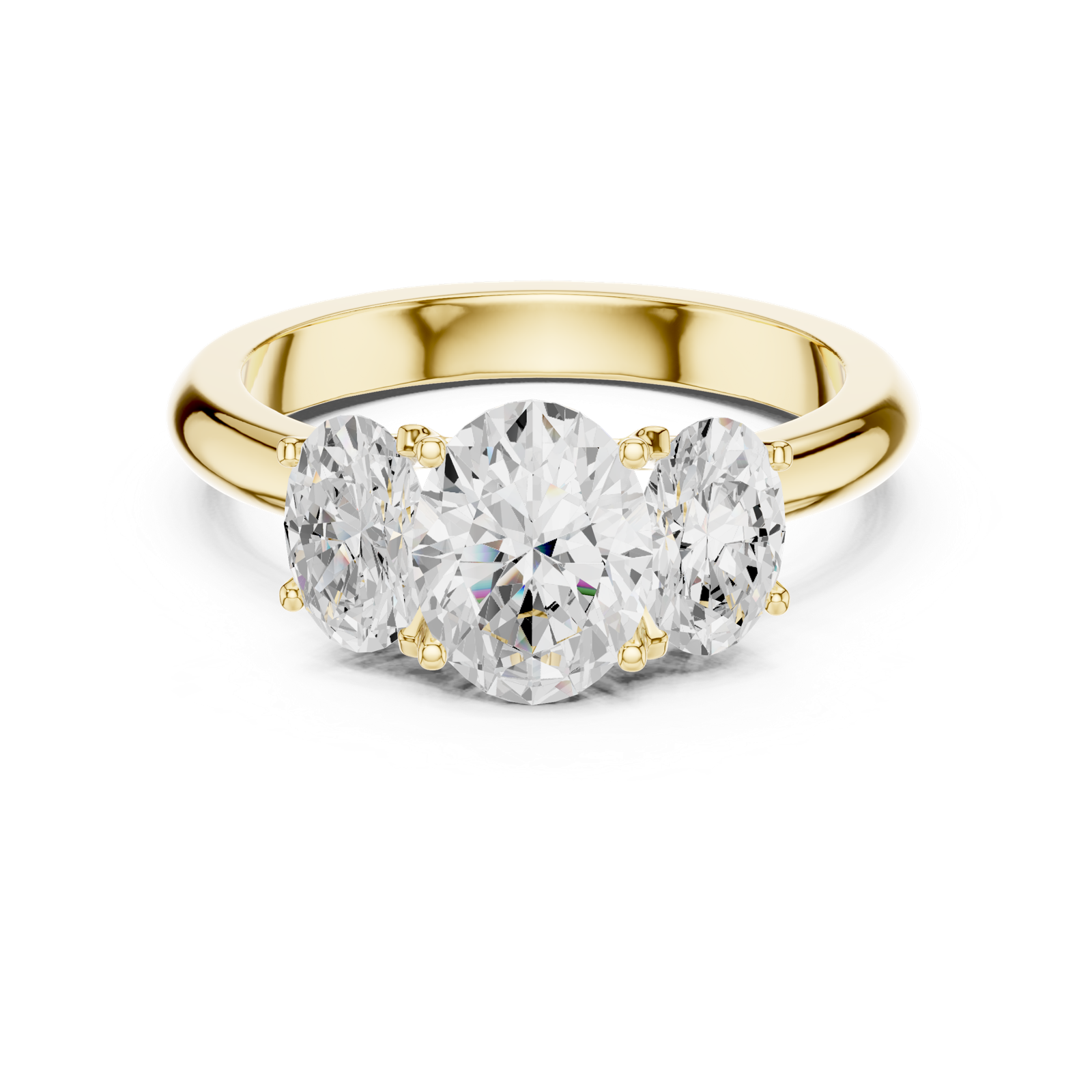 Gold Ring DDLR-1053, Yellow Gold