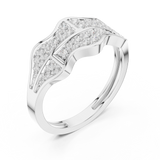 Gold Ring SBMR(20), White Gold, view 2