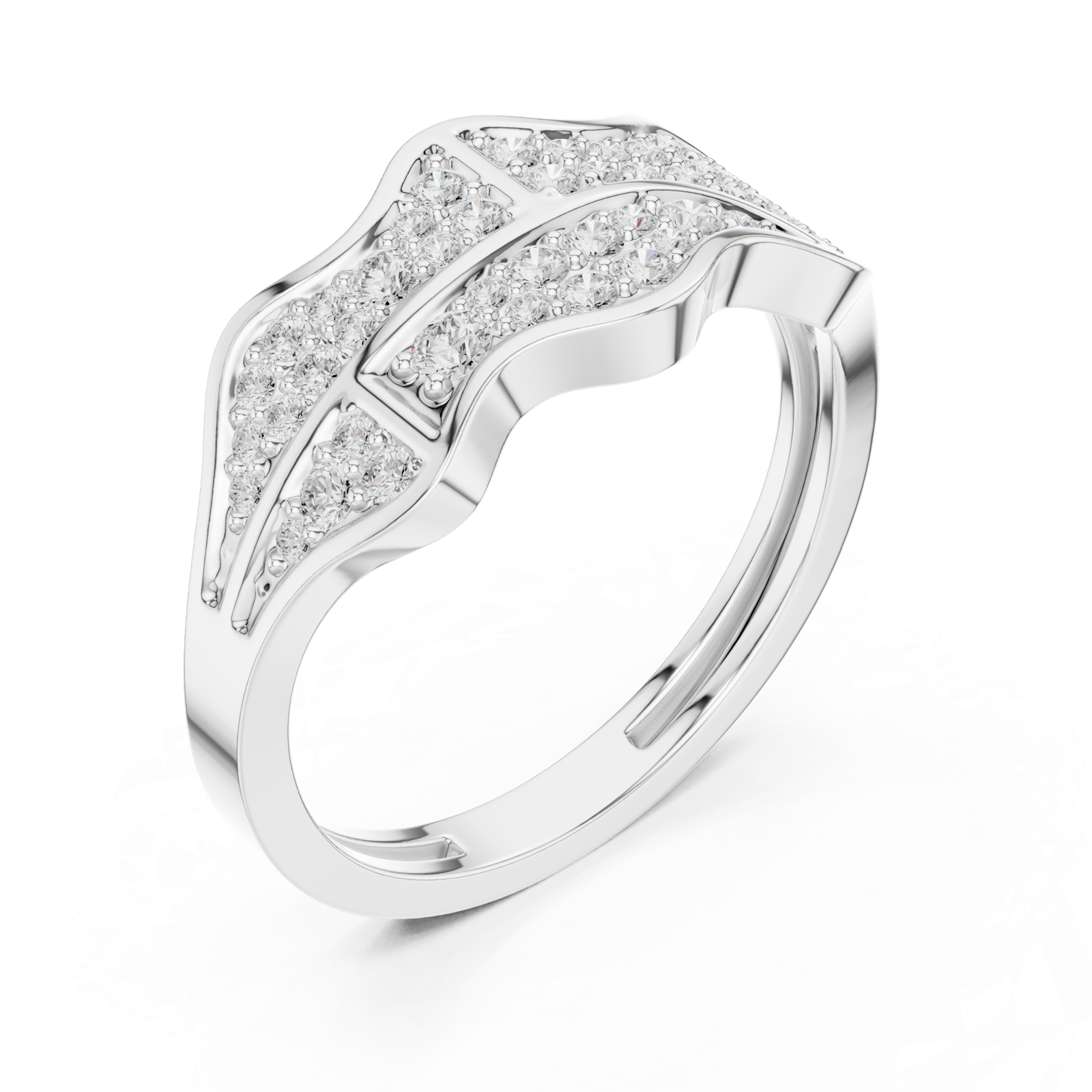 Gold Ring SBMR(20), White Gold, view 2