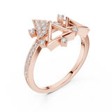 Gold Ring LR-01 (1), Rose Gold, view 2
