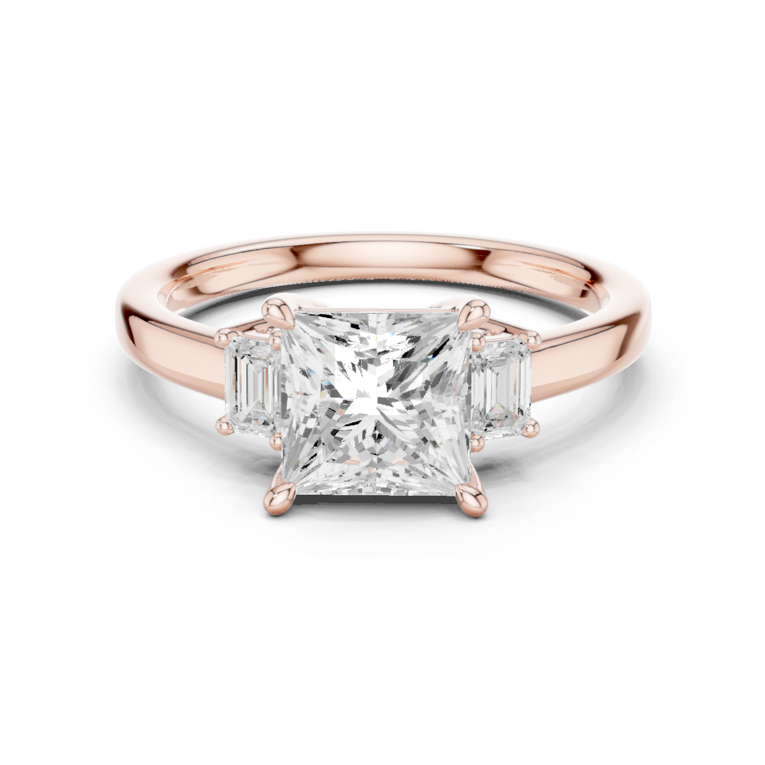 Gold Ring DDLR-871, Rose Gold