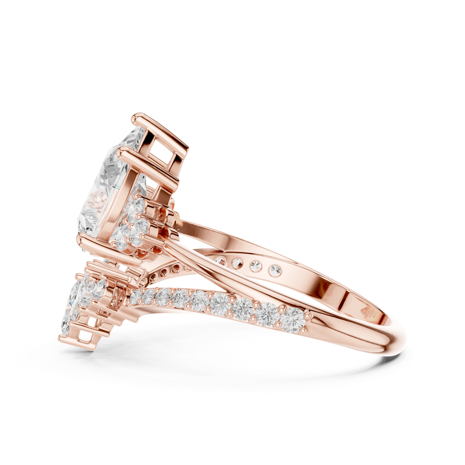 Gold Ring SBWR(55), Rose Gold, view 3