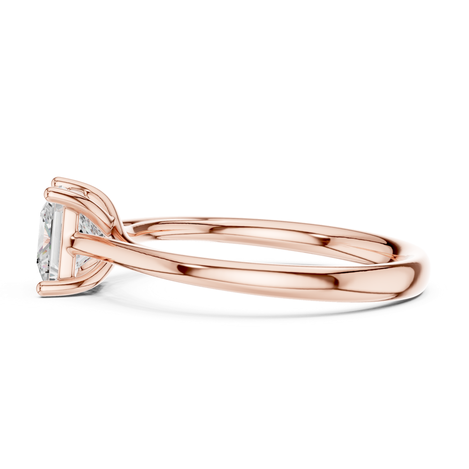 Gold Ring DDLR-800, Rose Gold, view 3