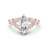 Gold Ring DDLR-935, Rose Gold