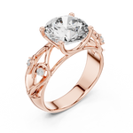 Gold Ring LR-0090, Rose Gold, view 2
