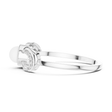 Gold Ring DDLR-743, White Gold, view 3