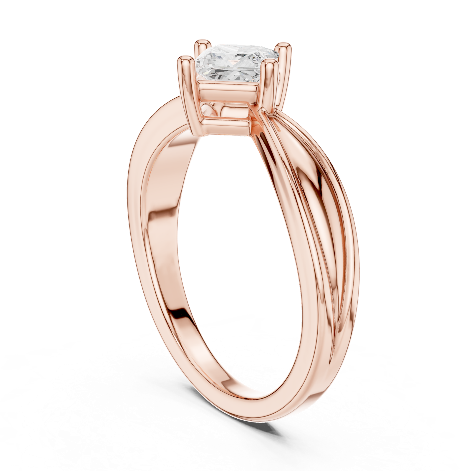 Gold Ring DDLR-527, Rose Gold