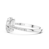 Gold Ring LR-01 (82), White Gold, view 3